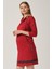 Hamile Günlük Mini Elbise Kırmızı 4