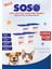 4 Adet x 250 Yaprak - Soso Kova Evcil Hayvan Kedi Köpek Pati ve Vücut Temizleme Mendili Gnzrz 1