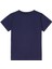 Lacivert Logo Baskılı Erkek Çocuk T-Shirt 2