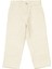 Bej Unisex Çocuk Keten Pantolon 1