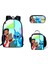 Dikiş Ilkokul ve Ortaokul Öğrencileri Omuz Çantası Çapraz Askılı Çanta Kalem Çantası Üç Set (Yurt Dışından) 1