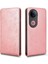 V50 Lüks Dikey Yukarı ve Aşağı Döndürülebilir Kart Yuvası Deri Telefon Kılıfı Koruma Kabuğu (Yurt Dışından) 1