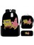 Sünger Bob Kare Pantolon Çocuk Okul Çantası Erkek ve Kadın Öğrenciler Omuz Çantası Anaokulu Sevimli Karikatür Kalem Çantası Crossbody Çanta Üç Set (Yurt Dışından) 1