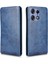 Moto Edge 50 Pro Lüks Dikey Yukarı ve Aşağı Döndürülebilir Kart Yuvası Deri Telefon Kılıfı Koruma Kabuğu (Yurt Dışından) 1