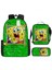 Sünger Bob Kare Pantolon Çocuk Okul Çantası Erkek ve Kadın Öğrenciler Omuz Çantası Anaokulu Sevimli Karikatür Kalem Çantası Crossbody Çanta Üç Set (Yurt Dışından) 1