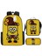 Sünger Bob Kare Pantolon Çocuk Okul Çantası Erkek ve Kadın Öğrenciler Omuz Çantası Anaokulu Sevimli Karikatür Kalem Çantası Crossbody Çanta Üç Set (Yurt Dışından) 1