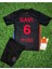 2024/25 Barcelona Siyah #6 Gavi Çocuk Futbol Forması 4lü Set 1