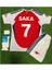 Arsenal Iç Saha #7 Saka Çocuk Futbol Forması 3