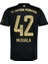 Bayern/münih 2021/22 Sezonu Jamal Musiala Deplasman Forması (Siyahgold) 3