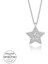 Swarovski Taşlı Gümüş Yıldız Bayan Kolye 1