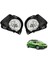 2 Adet Araba Ön Tampon Sol Sağ Sis Farı Montajı Mazda 2 Demio 2007-2010 Hatchback Için Ampullü Sis Farı (Yurt Dışından) 2
