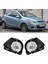 2 Adet Araba Ön Tampon Sol Sağ Sis Farı Montajı Mazda 2 Demio 2007-2010 Hatchback Için Ampullü Sis Farı (Yurt Dışından) 3