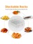 2 Katmanlı Hava Fritöz Rafı Yığılabilir Izgara Izgara Rafı Paslanmaz Çelik 4.2-5.8qt Hava Fritözü Mutfak Fırın Buharlı Pişirici (Yurt Dışından) 4