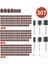 307 Parça Tambur Zımpara Seti Zımpara Tamburu Kiti 300 Parça Zımpara Bant Kovanları (80 /120 /240) + Dremel Döner Alet Için 6 Parça Tambur Mandrel (2.35 Mm/3.17 Mm) + 1 Kombine Anahtar (Yurt Dışından) 1