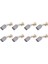 Makita CB-103 Için 8 Adet 6mm x 10MM x 16MM Karbon Fırça Yedeği (Yurt Dışından) 1