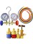 Klima Aracı Freon R134A R12 R22 Klima Basınç Ölçer Soğutucu Basınç Ölçümü, Set 1 (Yurt Dışından) 1