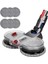 Dyson V7 V8 V10 V11 V12 V15 Için Elektrikli Paspas Başlığı Aparatı, 6 Parça Yıkanabilir Paspas Pedleri ile Çift Döner Motor (Yurt Dışından) 1