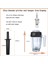 Vitamix Blender Sürahi 32OZ Mini-Tamper Ile, Vitamix 5000 5200 6300 7500 Pro Vb. Blender ile Uyumludur (Yurt Dışından) 3