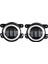 Jeep Wrangler Jk Için 4 Inç LED Sis Farları Halo Halka Çalışma Lambası, Mavi Gündüz Farı Sarı Dönüş Sinyali (Mavi+Sarı+Beyaz) (Yurt Dışından) 1