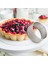 10 Adet 4.5cm Yuvarlak Paslanmaz Delikli Dikişsiz Tart Halkası Kiş Tepsisi Turta Delikli Kabuklu (Yurt Dışından) 5