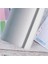 A6 Gradient Makaron Ciltli El Defteri Deri Pu Gevşek Yapraklı Defter Nakit Bütçe Fermuarlı Çanta, Gri (Yurt Dışından) 5