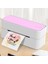 Nakliye Etiketi Yazıcı Sticker Yuvarlak Kare Dıy Logo Tasarımı Küçük Işletme 3x3 500 Adet Pembe (Yurt Dışından) 3