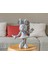 Small Minnie Welcome Granite Gri Heykel 5