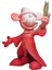 Mickey Fantasia Kırmızı Gold 30 cm Heykel 1