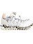 Gri Payetli Kız Çocuk Deri Sneaker 1