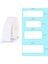 D101 D11 D110 Beyaz Etiket Baskı Kağıdı Isim Etiketi Yapıştırıcı Kitap Kırtasiye Etiketleme Makinesi Etiket Rulosu, 15X50MM (Yurt Dışından) 5