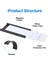 30 Paket C Kanal Manyetik Etiket Tutucular 1 x 3 Inç Mıknatıslı Isim Etiketleri Metal Beyaz Tahta Için Alet Kutusu Etiketleri (Yurt Dışından) 5