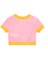 Pembe File Dokulu Kız Çocuk T-Shirt 2