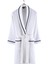 Livenza Beyaz Pamuklu Pike Unisex Bornoz 1