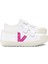 Beyaz Logolu Unisex Çocuk Organik Pamuk Sneaker 1