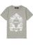 Gri Logo Baskılı Kız Çocuk T-Shirt 1