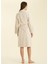 Derin Beyaz Bambu Unisex Bornoz 4