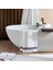 Lodos Beyaz Bambu Banyo Havlusu 85 x 150 cm 2