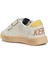 Ball Star Krem Kız Çocuk Deri Sneaker 3