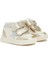 June Beyaz Gold Kız Çocuk Deri Sneaker 2