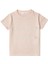 Pembe Logo Baskılı Kız Çocuk T-Shirt 1