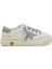 May Beyaz Logolu Unisex Çocuk Deri Sneaker 1