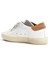 Beyaz Yıldız Patchli Unisex Çocuk Deri Sneaker 3