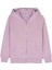 Lila Kapüşonlu Kız Çocuk Sweatshirt 1