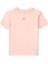 Açık Pembe Logo Detaylı T-Shirt 1