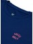 Lacivert Organik Pamuk Kız Çocuk T-Shirt 3