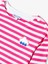 Pembe Çizgili Uzun Kollu Kız Çocuk Breton T-Shirt 4