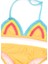 Maillot Turuncu Nakışlı Kız Çocuk Bikini Takımı 3