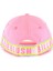 Pembe Logo Bantlı Kız Çocuk Şapka 3