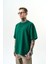 Erkek Goodly Nakışlı Oversize T-Shirt Nefti 3