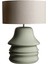 Mona Lamp Yeşil Ahşap Abajur 1